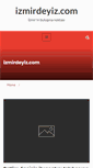 Mobile Screenshot of izmirdeyiz.com