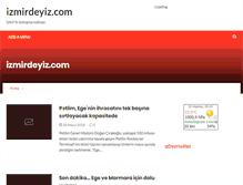 Tablet Screenshot of izmirdeyiz.com